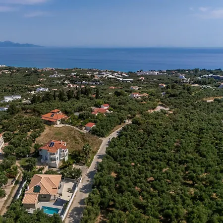 Вилла Xenessa Elegant Villa, 4-bedroom Private Pool Retreat By Mana Gers Трагаки